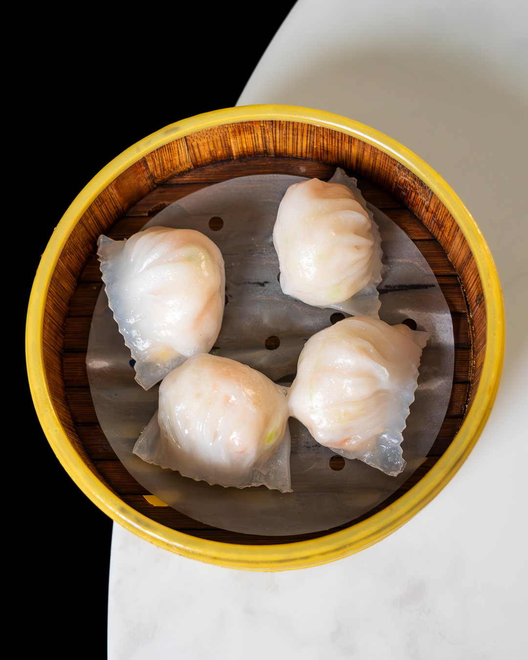 Shrimp dumplings from the Ka Shing dim sum menu